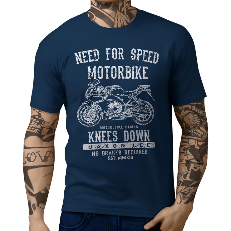 JL Speed Illustration for a Aprilia RS450 Illustration Motorbike fan T-shirt