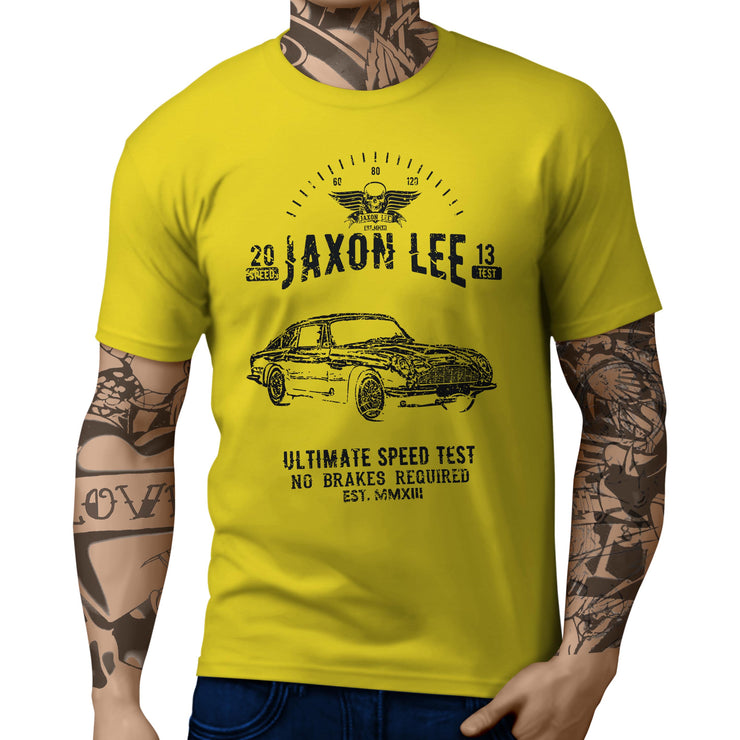 JL Speed Illustration For A Aston Martin DB6 Motorcar Fan T-shirt