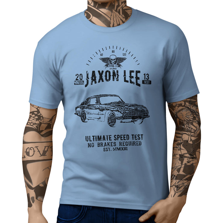 JL Speed Illustration For A Aston Martin DB6 Motorcar Fan T-shirt