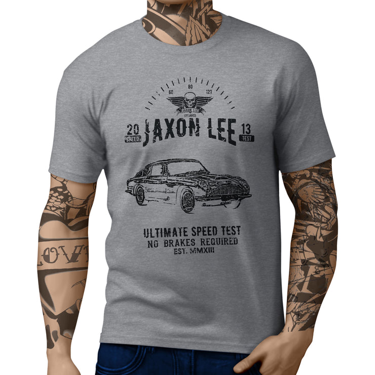 JL Speed Illustration For A Aston Martin DB6 Motorcar Fan T-shirt