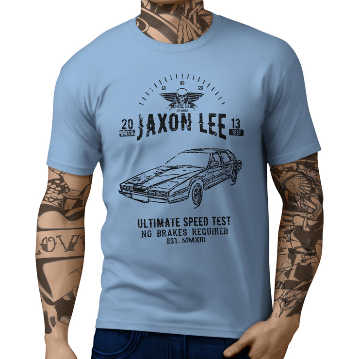 JL Speed Illustration For A Aston Martin Lagonda Motorcar Fan T-shirt