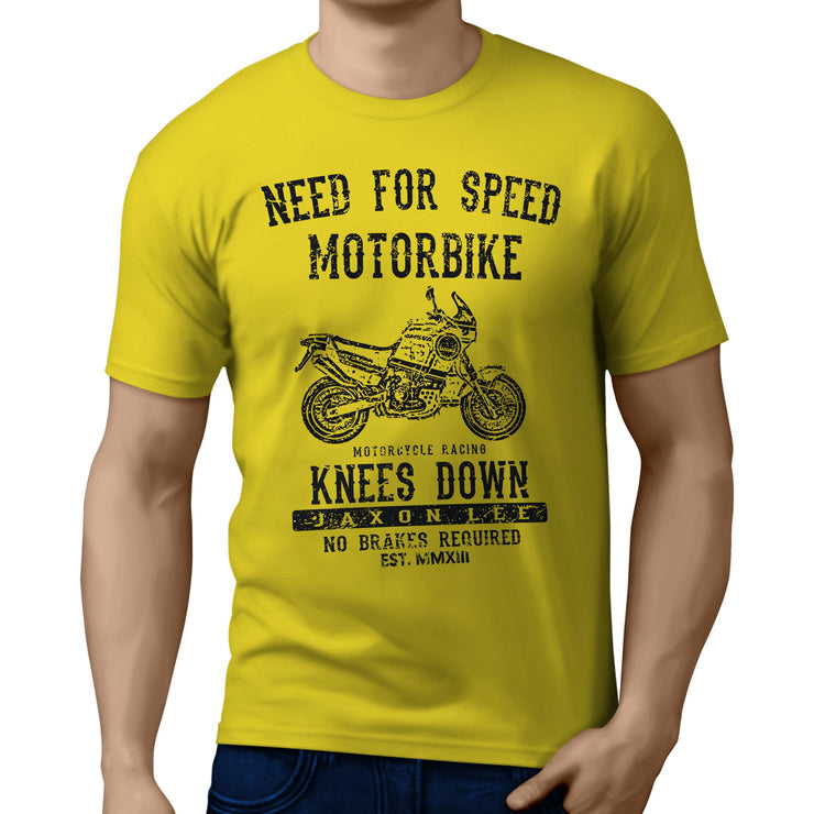 JL Speed Illustration For A Cagiva Elefant 900 ie Motorbike Fan T-shirt