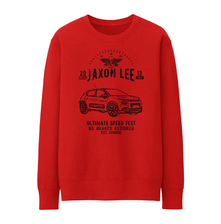 JL Speed Illustration For A Citroen C3 Motorcar Fan Jumper