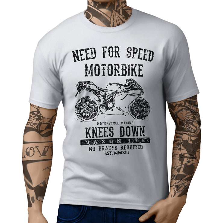 JL Speed Illustration For A Ducati 1098R Motorbike Fan T-shirt