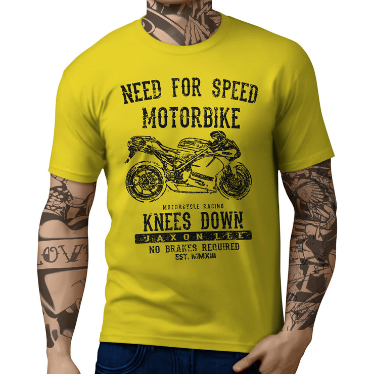 JL Speed Illustration For A Ducati 1198R Corse Special Edition Motorbike Fan T-s