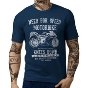 JL Speed Illustration For A Ducati 1198 Motorbike Fan T-shirt