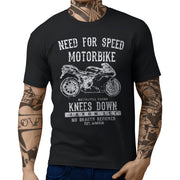 JL Speed Illustration For A Ducati 1198 Motorbike Fan T-shirt