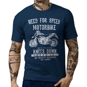 JL Speed Illustration For A Ducati Hypermotard 1100EVO Motorbike Fan T-shirt
