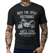JL Speed Illustration For A Ducati Hypermotard 1100EVO Motorbike Fan T-shirt
