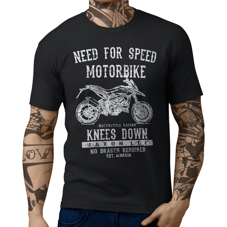 JL Speed Illustration For A Ducati Hypermotard 939SP Motorbike Fan T-shirt