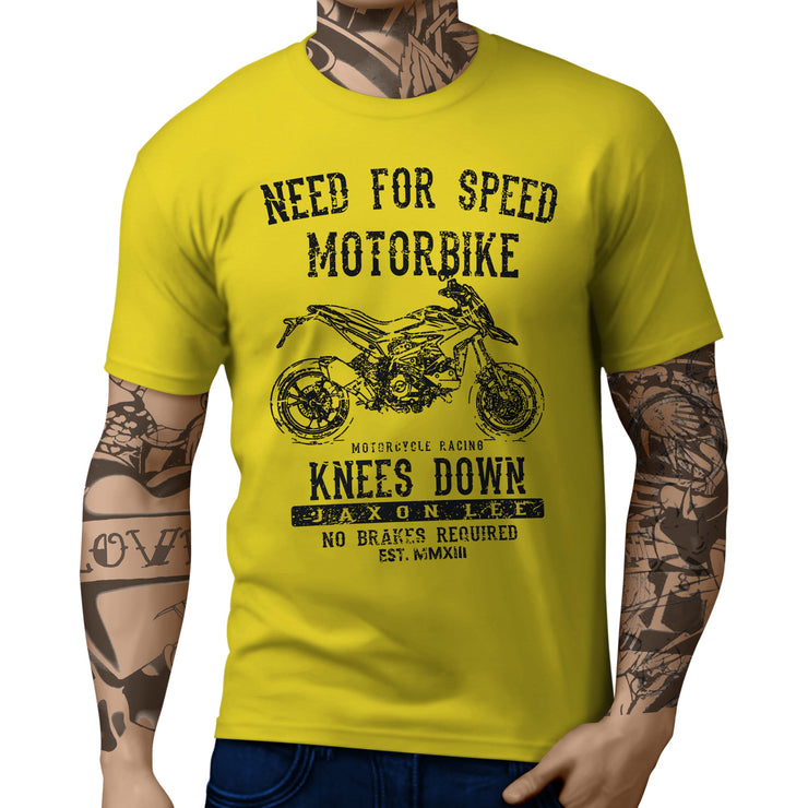 JL Speed Illustration For A Ducati Hypermotard SP 2013 Motorbike Fan T-shirt