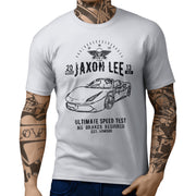 JL Speed Illustration For A Ferrari 488 Spider Motorcar Fan T-shirt