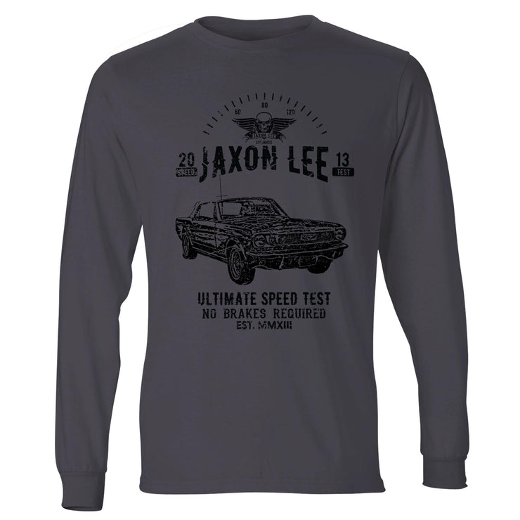 JL Speed Illustration For A Ford 1966 Mustang Convertible Motorcar Fan LS-Tshirt