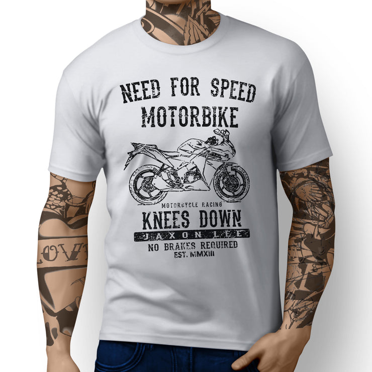 JL Speed Illustration For A Honda CBR125R Motorbike Fan T-shirt