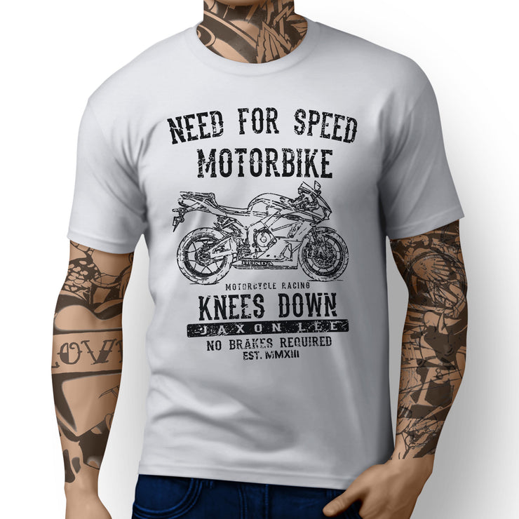 JL Speed Illustration For A Honda CBR600RR ABS 2017 Motorbike Fan T-shirt