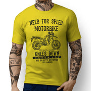 JL Speed Illustration For A Honda CRF250L Rally Motorbike Fan T-shirt
