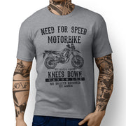 JL Speed Illustration For A Honda CRF250L Rally Motorbike Fan T-shirt