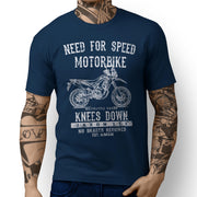 JL Speed Illustration For A Honda CRF250L Rally Motorbike Fan T-shirt