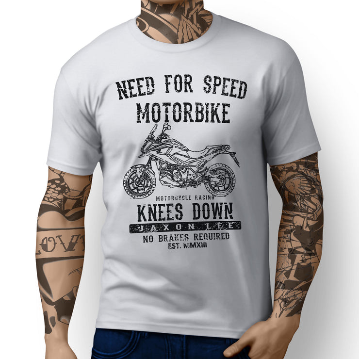 JL Speed Illustration For A Honda NC750X DCT ABS Motorbike Fan T-shirt