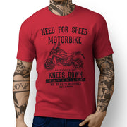 JL Speed Illustration For A Honda NC750X DCT ABS Motorbike Fan T-shirt