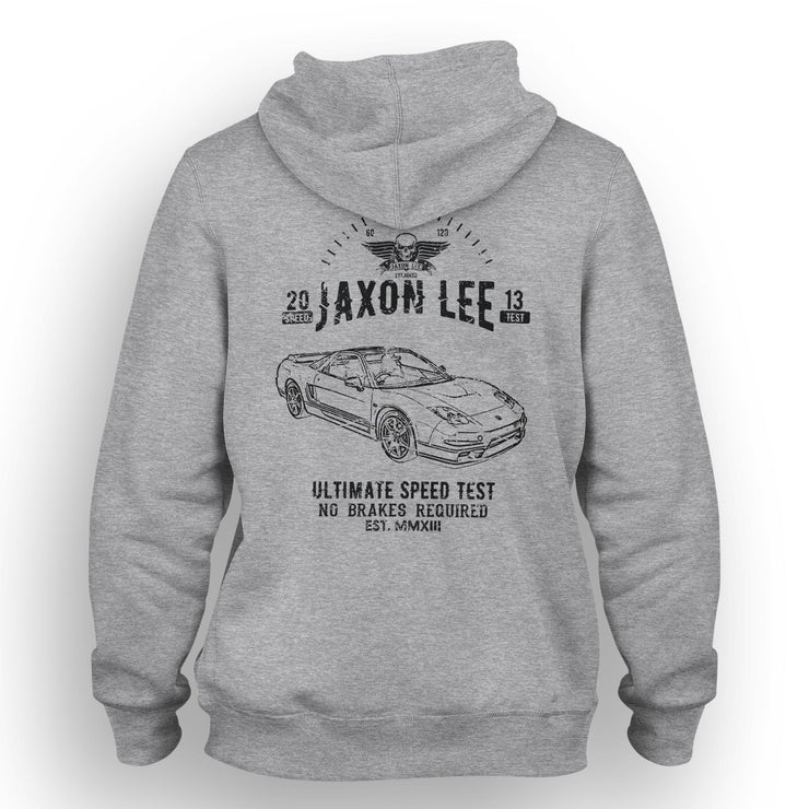 JL Speed Illustration For A Honda NSX-R 2005 Motorcar Fan Hoodie