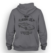 JL Speed Illustration For A Honda NSX-R 2005 Motorcar Fan Hoodie