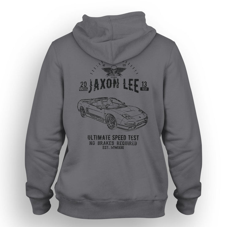 JL Speed Illustration For A Honda NSX-R 2005 Motorcar Fan Hoodie