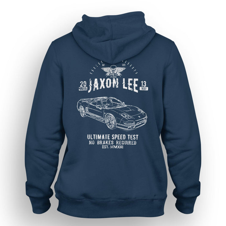JL Speed Illustration For A Honda NSX-R 2005 Motorcar Fan Hoodie
