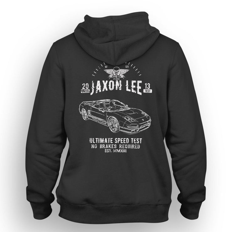 JL Speed Illustration For A Honda NSX-R 2005 Motorcar Fan Hoodie