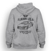 JL Speed Illustration For A Honda NSX 2017 Motorcar Fan Hoodie