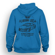 JL Speed Illustration For A Honda NSX 2017 Motorcar Fan Hoodie