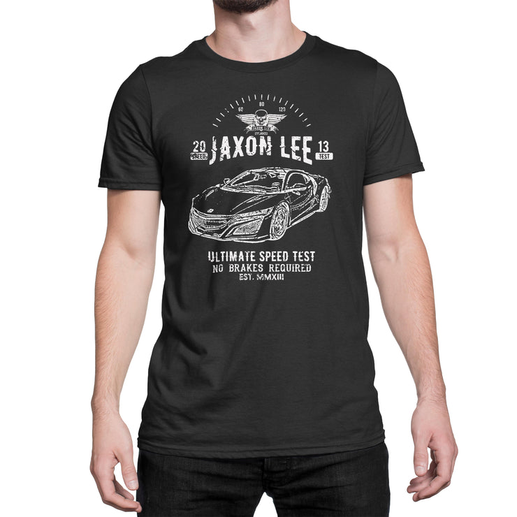 JL Speed Illustration For A Honda NSX 2017 Motorcar Fan T-shirt
