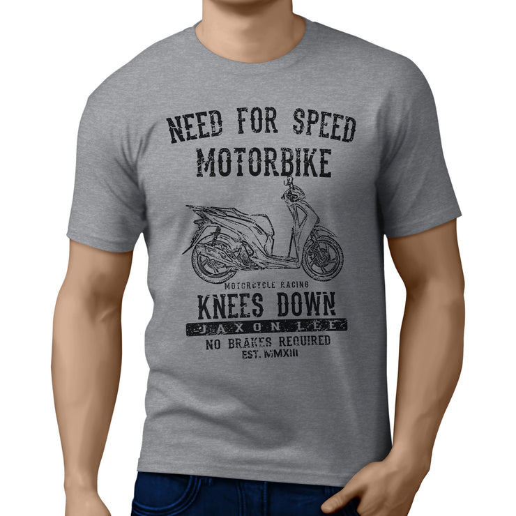 JL Speed Illustration For A Honda SH150 Motorbike Fan T-shirt