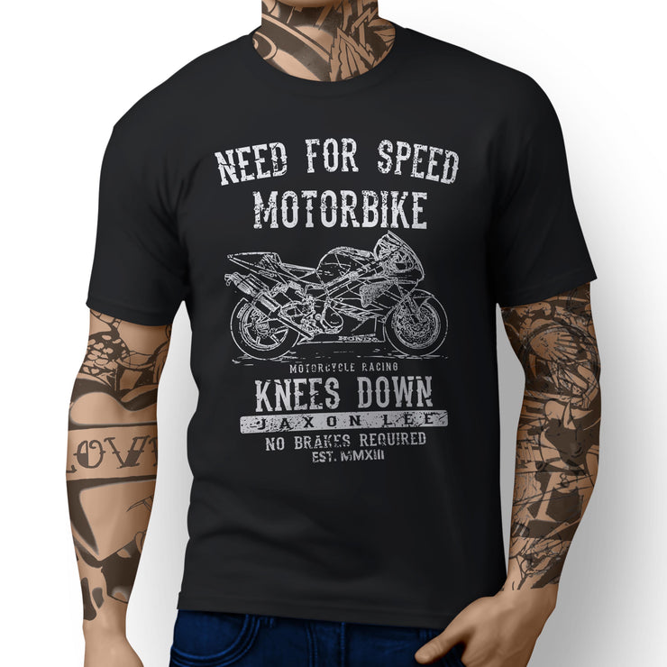 JL Speed Illustration For A Honda VTR 1000 SP1 Motorbike Fan T-shirt