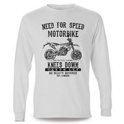 JL Speed Illustration For A Husqvarna 701 Supermoto Motorbike Fan LS-Tshirt