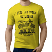 JL Speed Illustration For A Husqvarna 701 Supermoto Motorbike Fan T-shirt