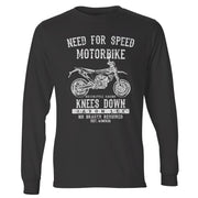 JL Speed Illustration For A Husqvarna 701 Supermoto Motorbike Fan LS-Tshirt