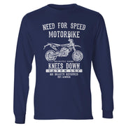 JL Speed Illustration For A Husqvarna 701 Supermoto Motorbike Fan LS-Tshirt