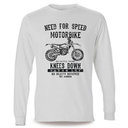 JL Speed Illustration For A Husqvarna FE 450 Motorbike Fan LS-Tshirt