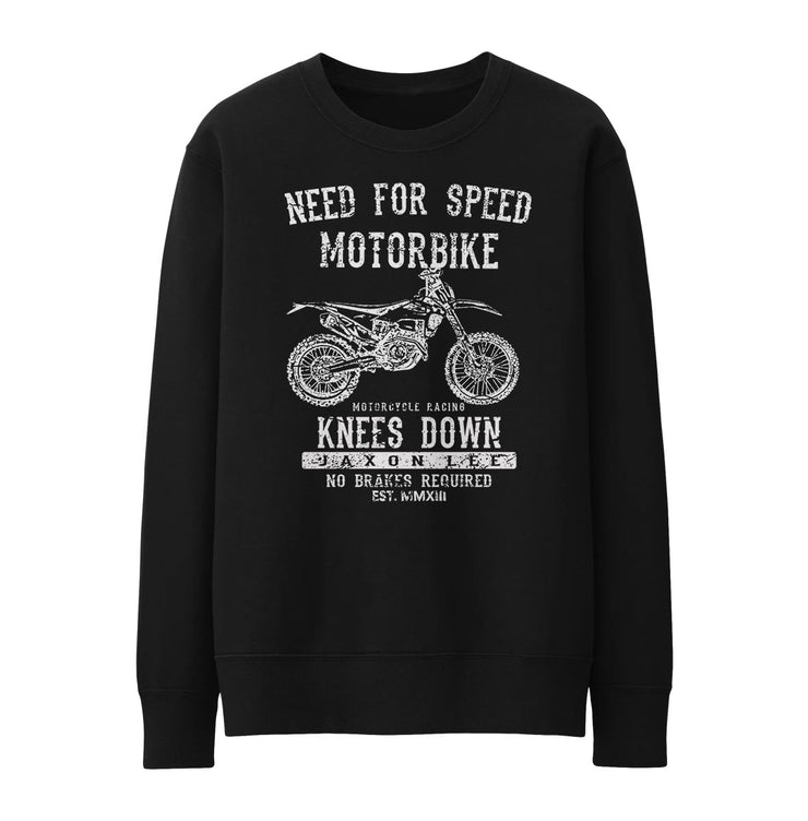 JL Speed Illustration For A Husqvarna FE 450 Motorbike Fan Jumper