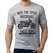 JL Speed Illustration For A Husqvarna Svartpilen 701 Motorbike Fan T-shirt