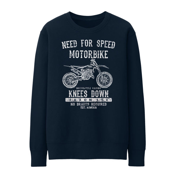 JL Speed Illustration For A Husqvarna TC 125 Motorbike Fan Jumper