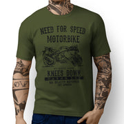 JL Speed Illustration For A Hyosung GT250R Motorbike Fan T-shirt
