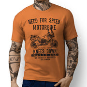 JL Speed illustration for a KTM 1290 Super Adventure Motorbike fan T-shirt