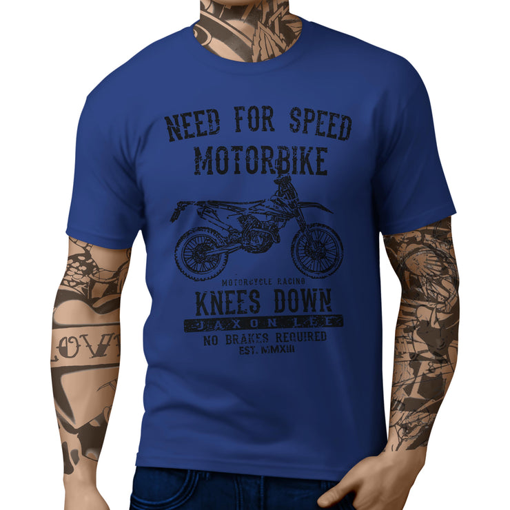 JL Speed illustration for a KTM 250 EXC F Motorbike fan T-shirt