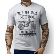 JL Speed Illustration For A Kawasaki KX250F Motorbike Fan T-shirt
