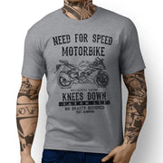 JL Speed Illustration For A Kawasaki Ninja ZX 6R Motorbike Fan T-shirt