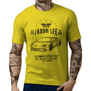 JL Speed Illustration For A Lambo Aventador S Roadster Motorcar Fan T-shirt