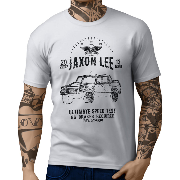 JL Speed Illustration For A Lambo LM002 Motorcar Fan T-shirt