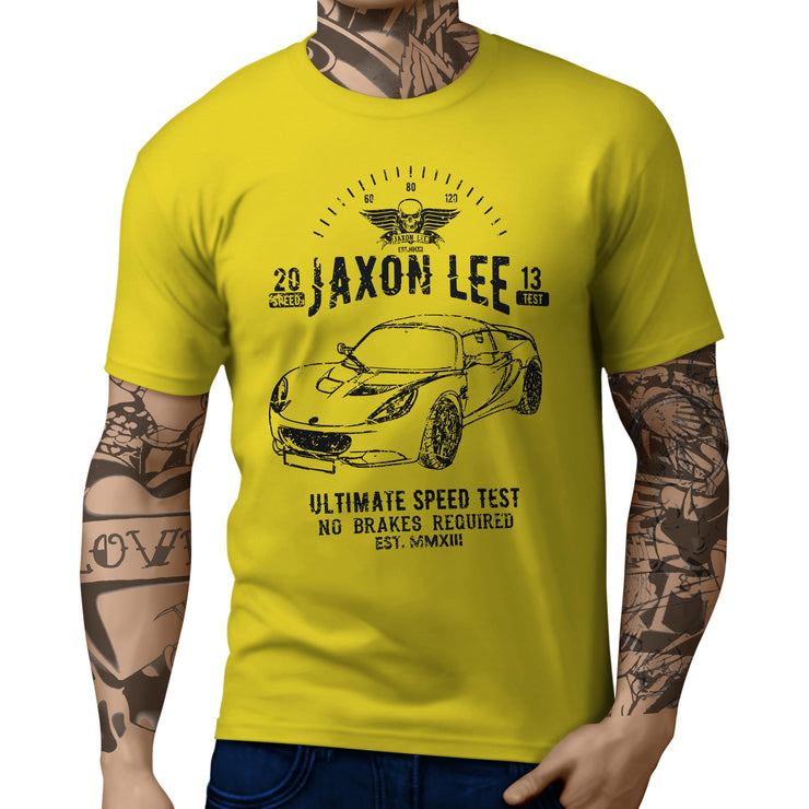 JL Speed Illustration For A Lotus Elise Motorcar Fan T-shirt